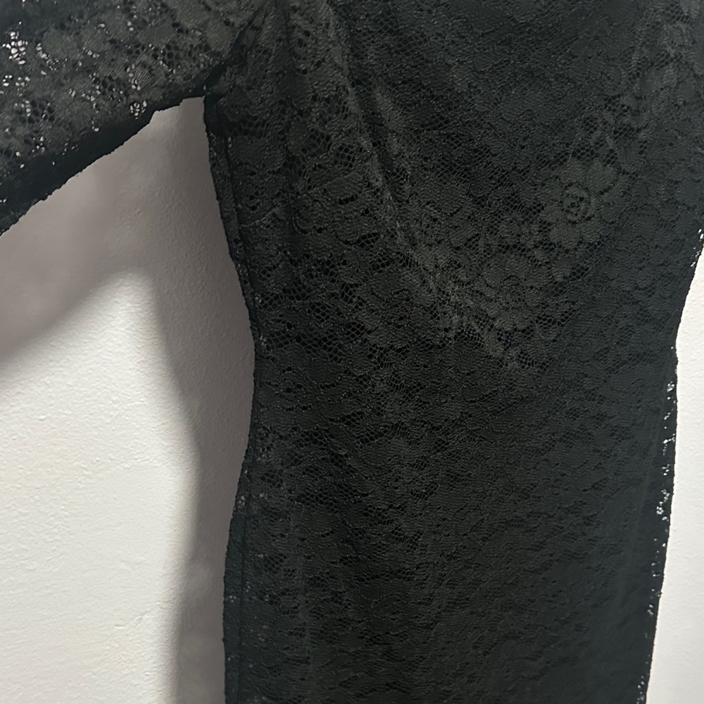 Eliza J Black Lace Cocktail Dress - Picture 6 of 12